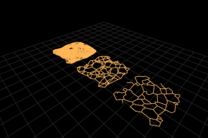 basics-gabriel-cells cooked in the editor: three ways to connect the same cloud — 420 points