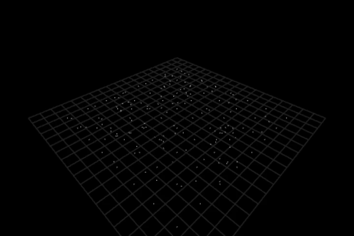 basics-merge-points cooked in the editor: concatenate two clouds into one — 184 points
