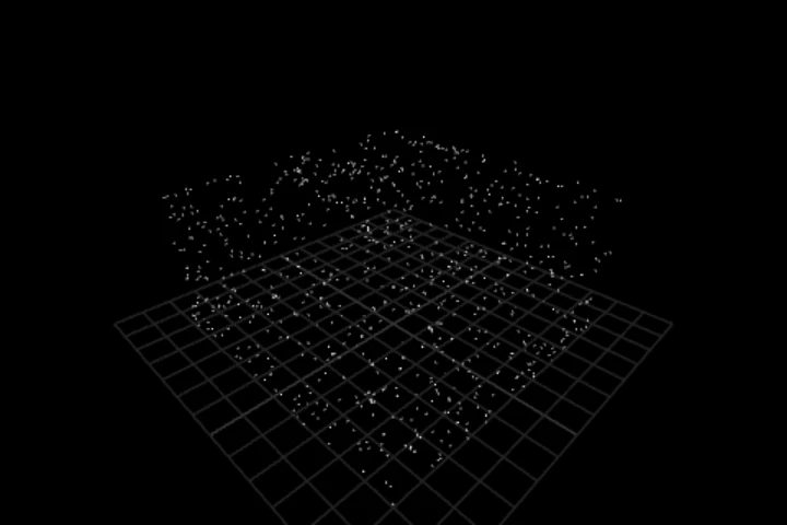 basics-surface-sample cooked in the editor: scatter points over a mesh surface — 800 points