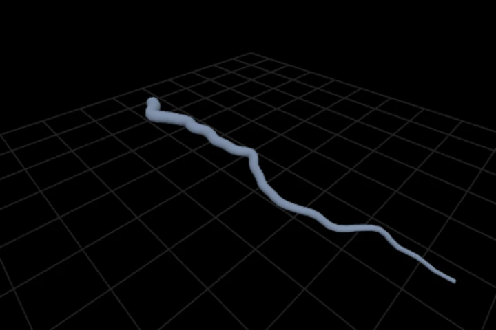 basics-sweep-profile cooked in the editor: put a real surface on a curve — 790 points